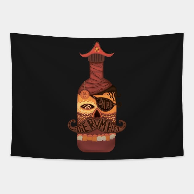 The Rum Pirate Tapestry by Yeroma