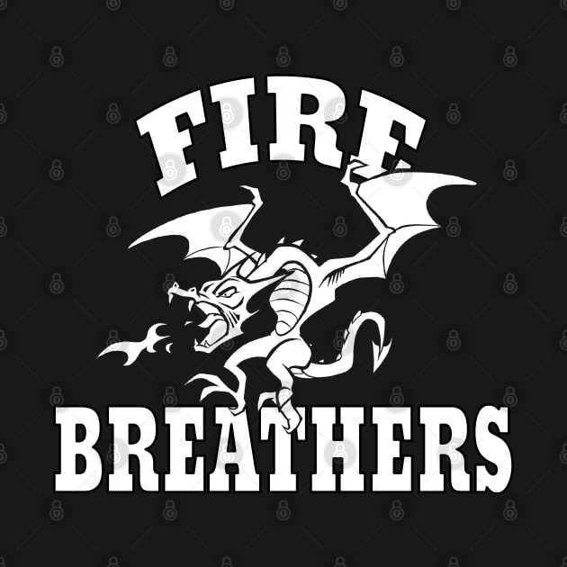 Fire breathers mascot by Generic Mascots