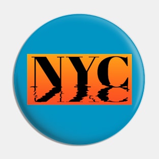 NYC text sink effect Pin