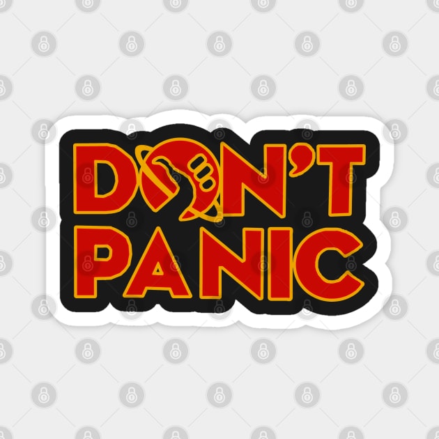 Don't panic The Hitchhiker's Guide to the Galaxy Magnet by yinon-h