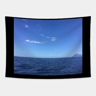 blue sky calm ocean amazing nature Tapestry