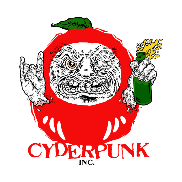 CYDERPUNK DARUMA white by CYDERPUNK-INC.