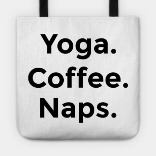 Yoga Coffee Naps Tote