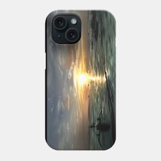 Busy Shore at Sunset Phone Case