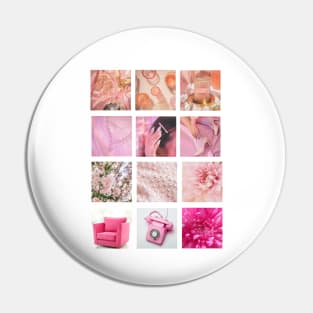 Pretty in Pink Pastel y2k Print Pin