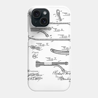 Catheter Vintage Patent Hand Drawing Phone Case