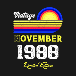 Vintage November 1988 T-Shirt