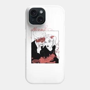 Bel and Teo - Black and White Phone Case