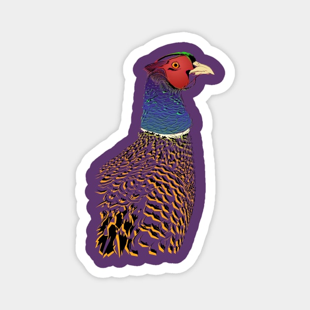 Phenominal Pheasant Magnet by THUD creative