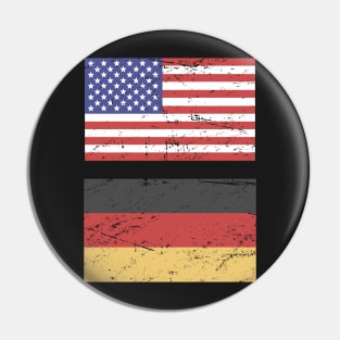 United States Flag & Germany Flag Pin