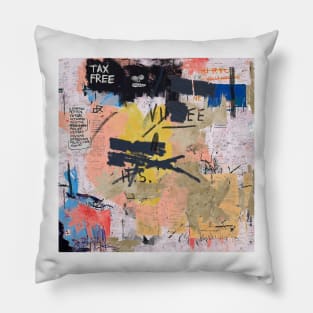 Abstract Basquat Pillow