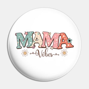 Mama Vibes Floral Pin