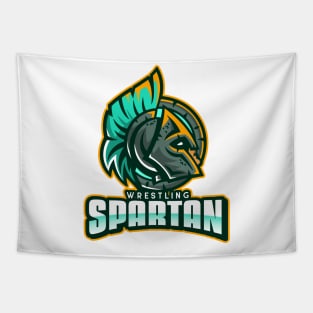 Spartan Wrestling Tapestry