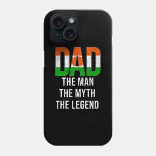Nigerien Dad The Man The Myth The Legend - Gift for Nigerien Dad With Roots From Nigerien Phone Case