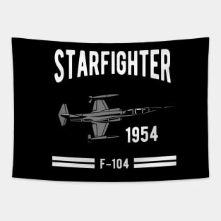 F-104 Starfighter Military Aircraft Tapestry