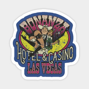 Bonanza Hotel and Casino Las Vegas 1967 Magnet