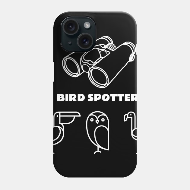 Bird Spotter Phone Case by Birding_by_Design