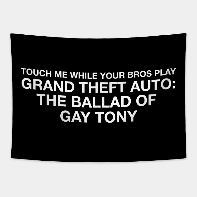 Taylor Swift x GTA — Gay Tony Tapestry by Cool Shirt Man