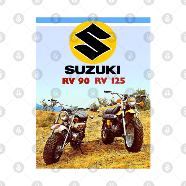 Suzuki RV 90/125 by Midcenturydave