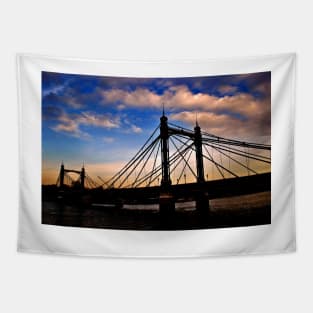 Albert Bridge River Thames London Tapestry