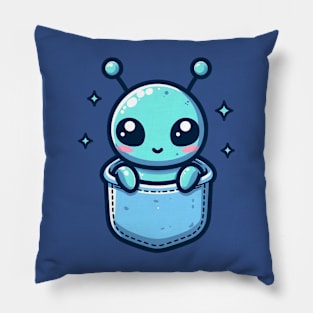 Pocket Alien Pillow