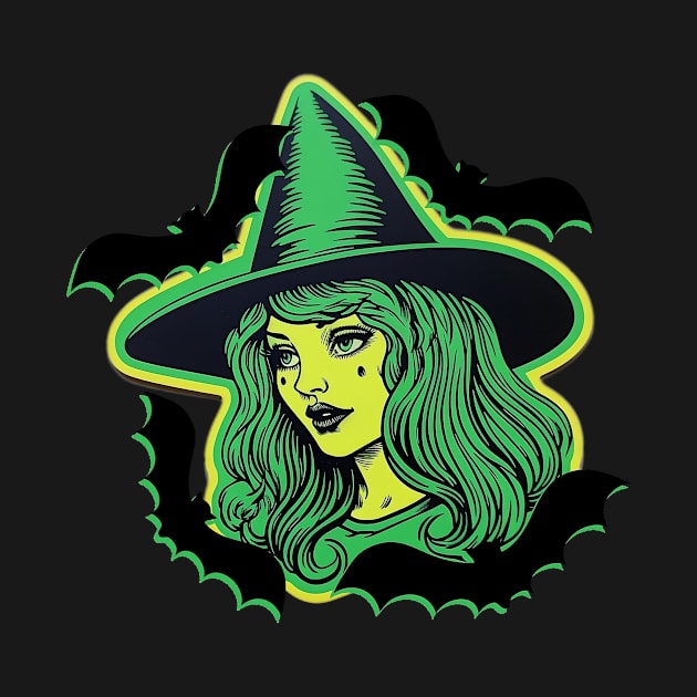 CreepyCool Pinup Witch by CreepyCool