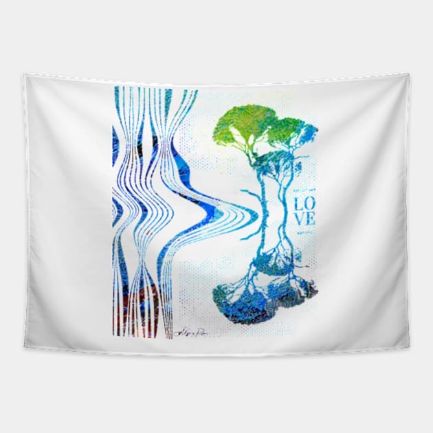 Unique design, Nature lover, Environmentalist, self development Tapestry by Autogenic Reform