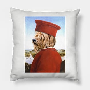 Portrait of a Yorkshire as Federico da Montefeltro - Pet Gift Pillow