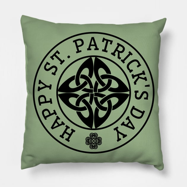 Happy St Patricks Day _ St Paddys Day Pillow by POD Creations