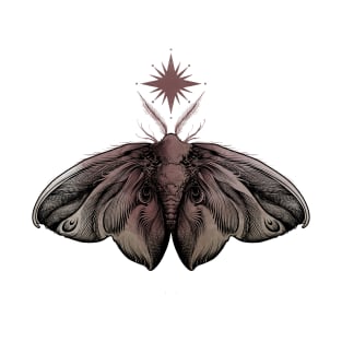 colored star moth T-Shirt