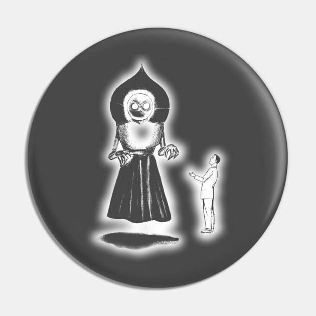 Flatwoods Monster White Glow #1 Pin by AWSchmit