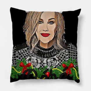 Bebe its cold outside Meme Ugly Christmas Sweater Design T-Shirt Pillow