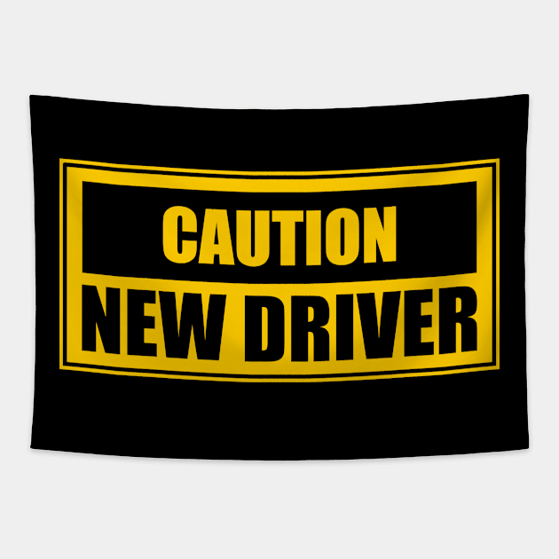 Caution New Driver Please Be Patient. Tapestry by Motivation sayings 