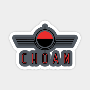 Choam logo red Magnet