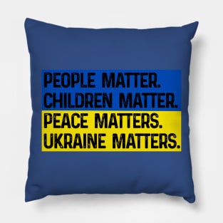 Zelensky Ukraine Matters Pillow