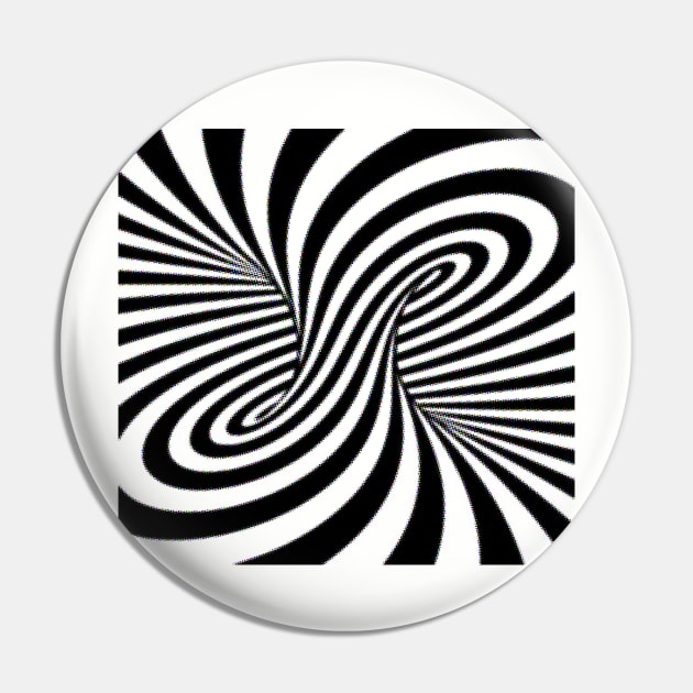 Optical Illusion Pin by CatsandBats