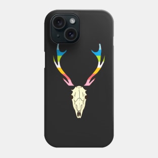 Queer Gay Pride Deer Skull Phone Case