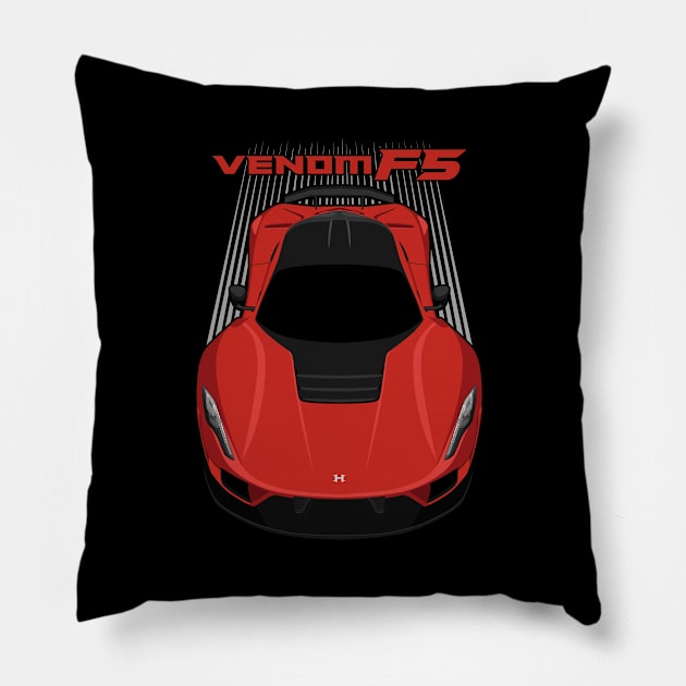 Hennessey Venom F5 - Red Pillow by V8social