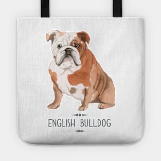 English bulldog Tote