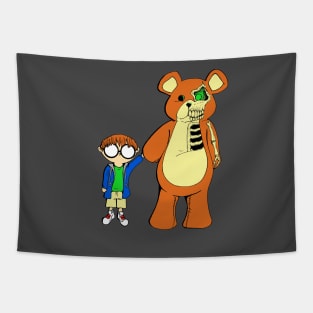 Dark Teddy Tapestry