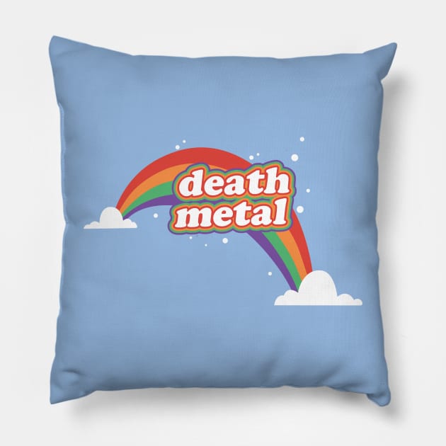 funny death metal meme Pillow by Truntlessart