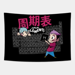 Anime Characters Periodic Table Tapestry