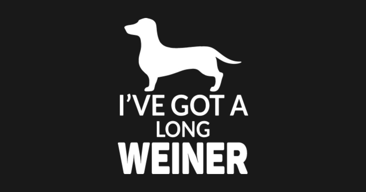 Wiener Dog I Ve Got A Long Weiner Dachshund Humor Wiener T