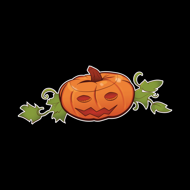 Jack O Lantern Pumpkin Tee by Lime Spring Studio