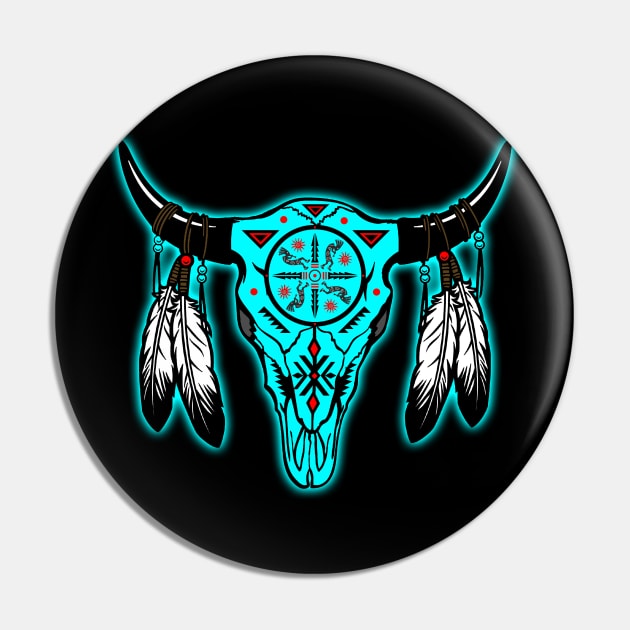 BUFFALO SKULL 3 Pin by GardenOfNightmares