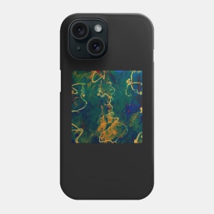 Acrylic fluid Abstract Phone Case