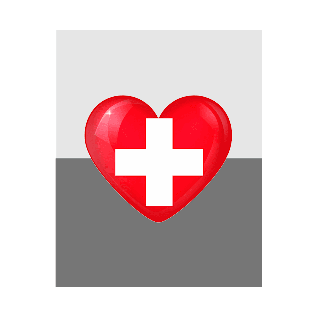 Switzerland Heart by She Gets Creative