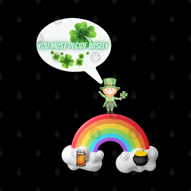 The Wise Gnome's Choice - St. Patrick's Day by Smiling-Faces