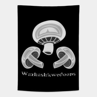 Mushroom (Wazhashkwedoons) Tapestry