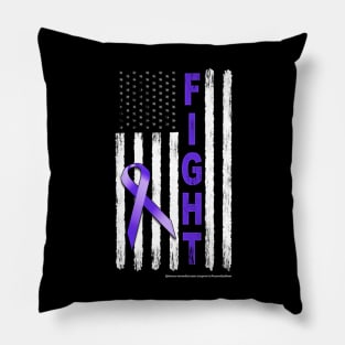 Alzheimer Awareness Murica Pillow